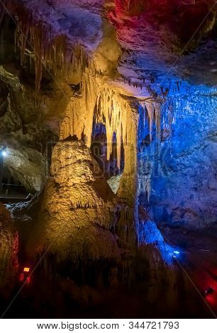 The  Prometheus Cave (also Kumistavi Cave) Near Tskaltubo In The Imereti Region, Georgia