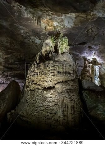 The  Prometheus Cave (also Kumistavi Cave) Near Tskaltubo In The Imereti Region, Georgia