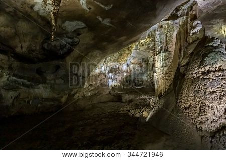 The  Prometheus Cave (also Kumistavi Cave) Near Tskaltubo In The Imereti Region, Georgia