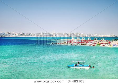 panorama de la plage