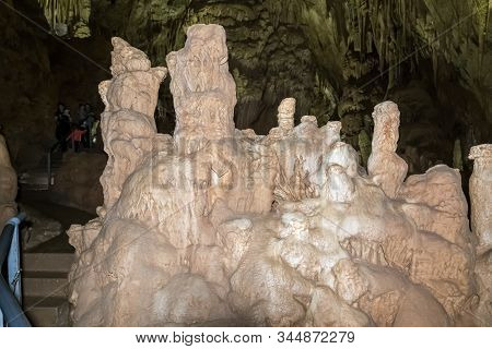 The  Prometheus Cave (also Kumistavi Cave) Near Tskaltubo In The Imereti Region, Georgia