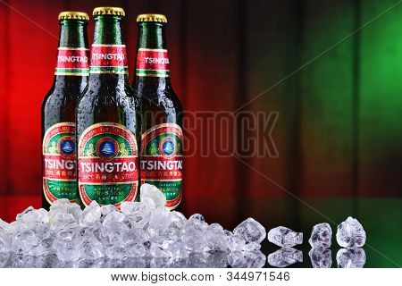 Tree Bottles Of Tsingtao Beer
