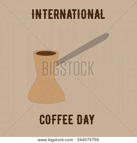 Coffee Making Can On The Light Beige Background