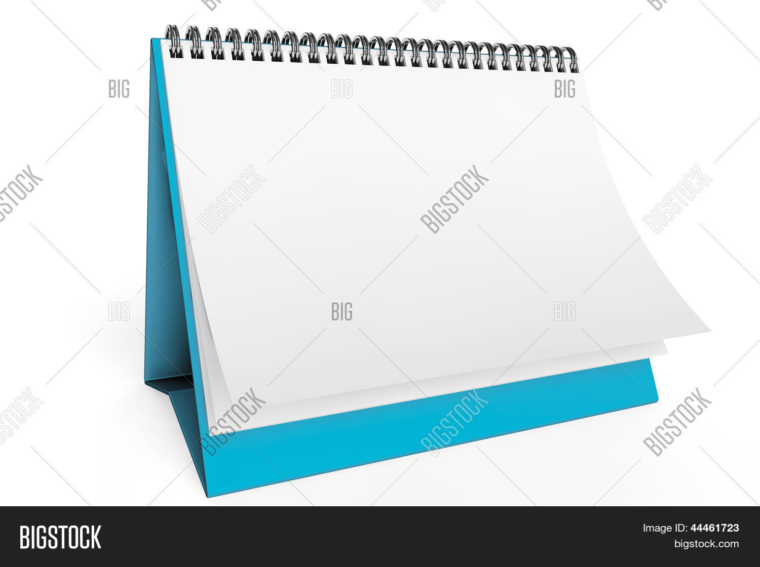 Desk Blank Calendar Image & Photo (Free Trial) | Bigstock