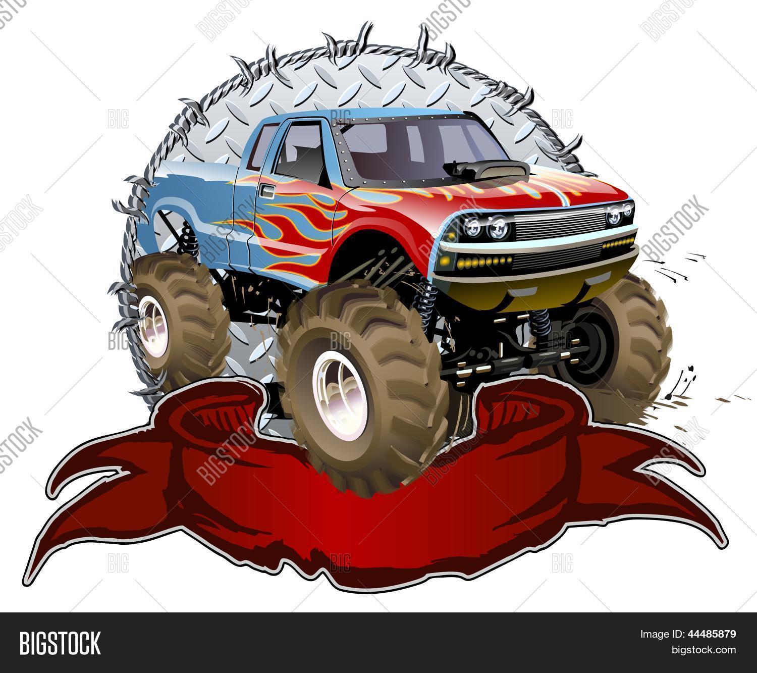 Download Free Mandala Monster Truck Svg