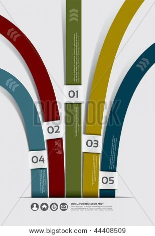 Inforgraphics šablony Design, grafiku nebo webové stránky rozložení vektor
