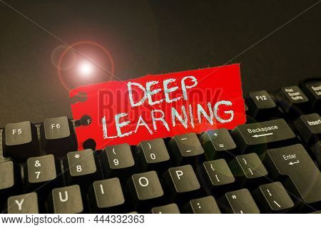 Handwriting Text Deep Learning. Conceptual Photo Hierarchical Abstractions Artificial Intelligence A