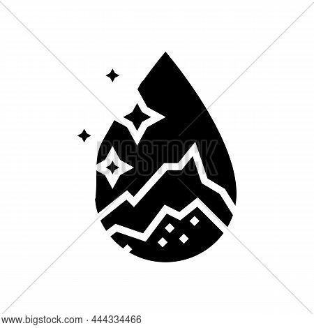Artesian Water Glyph Icon Vector. Artesian Water Sign. Isolated Contour Symbol Black Illustration