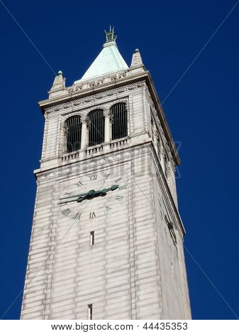 Kalifornie Campanile Clock Tower, Sather Tower