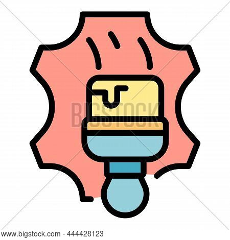 Coloring Clothes Icon. Outline Coloring Clothes Vector Icon Color Flat Isolated