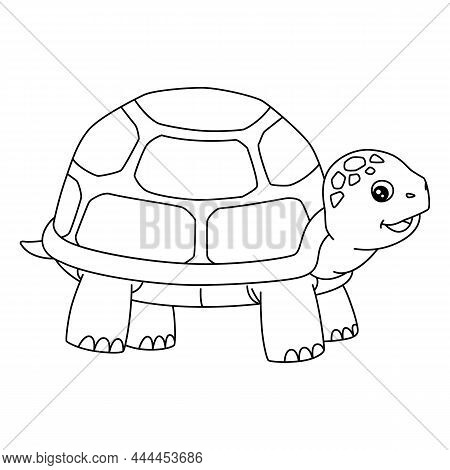 A Cute And Funny Coloring Page Of A Turtle. Provides Hours Of Coloring Fun For Children. To Color, T