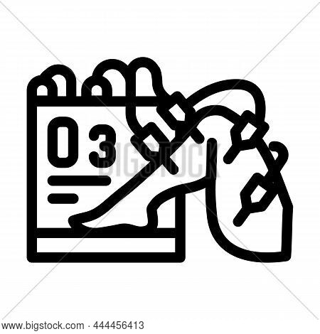 Ozone Therapy Line Icon Vector. Ozone Therapy Sign. Isolated Contour Symbol Black Illustration