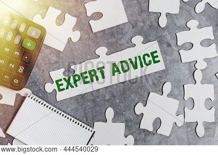Text Caption Presenting Expert Advice. Business Idea Sage Good Word Professional Opinion Extensive S