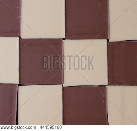 White And Brown Chocolate Prepared For A Broken Chocolate