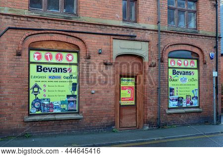 Prestatyn, Uk: Dec 14, 2021: The Bevans Home And Garden Store On Nant Hall Road. The Premises Were P