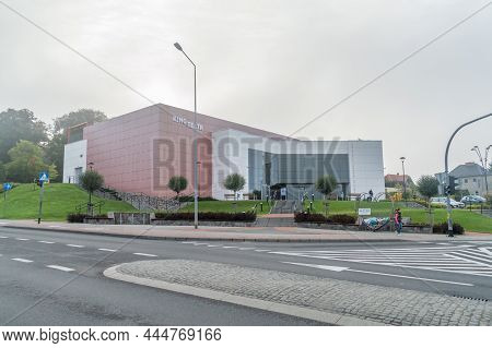 Chojnice, Poland - September 22, 2021: Chojnice Cultural Center.