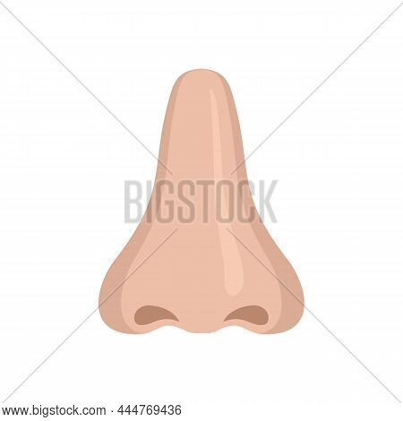 Sommelier Nose Icon. Flat Illustration Of Sommelier Nose Vector Icon Isolated On White Background