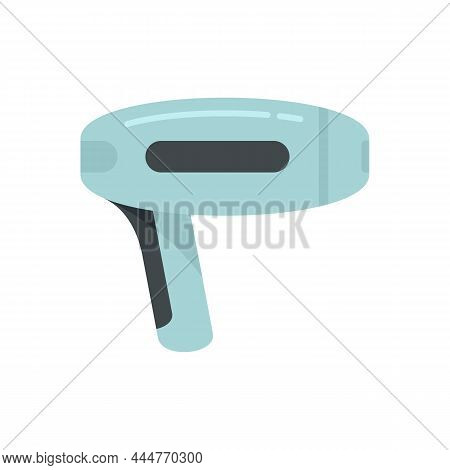 Laser Hair Depilator Icon. Flat Illustration Of Laser Hair Depilator Vector Icon Isolated On White B