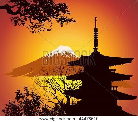 Image japanilaiset maamerkkejä