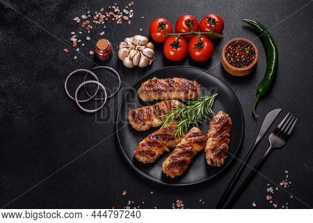 A Delicious Dish Of Pork Mince Wrapped With Delicious Pieces Of Bacon