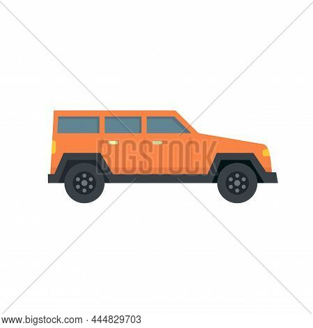 Hitchhiking Car Icon. Flat Illustration Of Hitchhiking Car Vector Icon Isolated On White Background