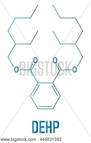 Dehp (bis(2-ethylhexyl) Phthalate, Diethylhexyl Phthalate, Dioctyl Phthalate, Dop) Plasticizer Molec