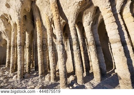 Unusual natural landscapes- The Crowley Lake Columns in California, USA.