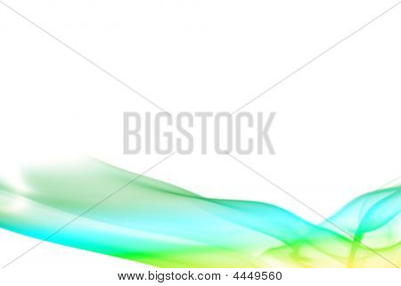 抽象彩色的烟雾