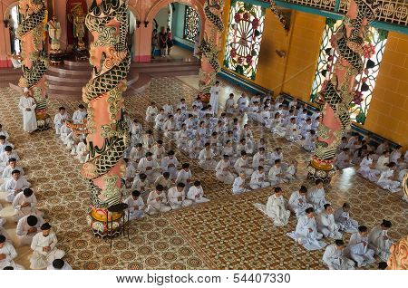 Cao Dai Temple. Ho Chi Minh City. Vietnam