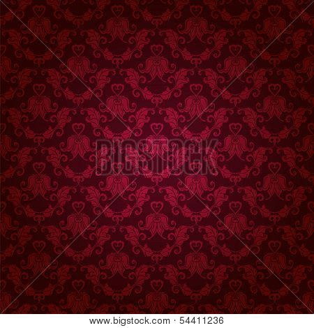 damask seamless floral pattern