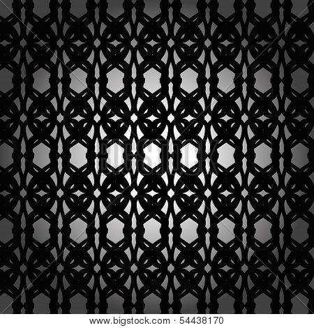 Forged Abstract Flower Pattern