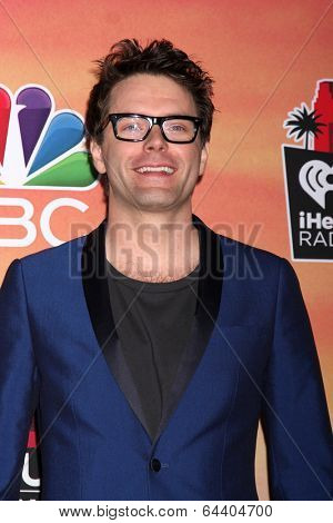LOS ANGELES - MAY 1:  Bobby Bones at the 1st iHeartRadio Music Awards Press Room at Shrine Auditorium on May 1, 2014 in Los Angeles, CA