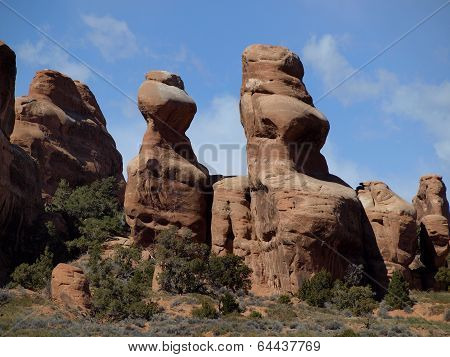 Seated women at Arches National Park