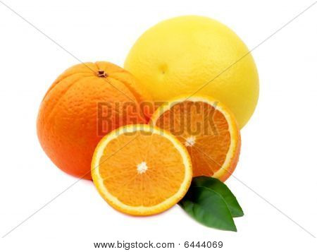 Pomelo und orange