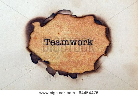 Teamwork Paper Hole