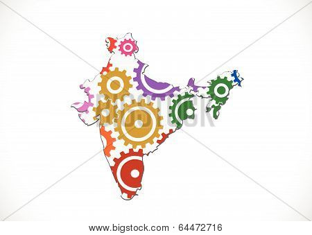 Map of India idea design