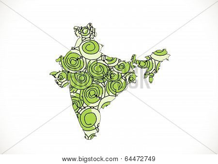Map of India idea design