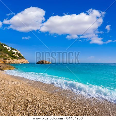 Javea Playa Ambolo beach Xabia in Mediterranean Alicante Spain