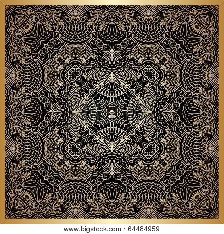 Vector Gold Ornament.