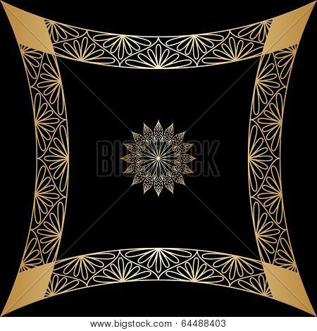 Vector Gold Ornament.