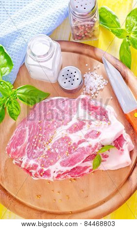 raw meat