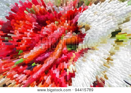 Abstract Background Of Rectangular, Square, Cubic