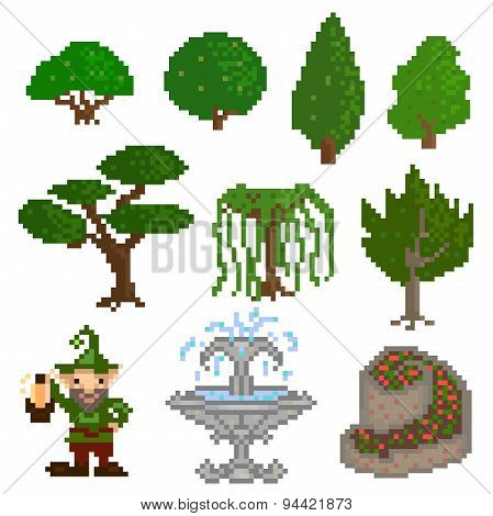 Garden pixelart