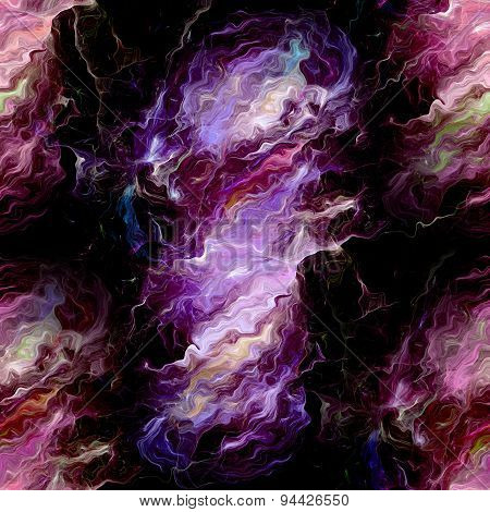Plasmatic Background Or Texture In Pink And Yellow