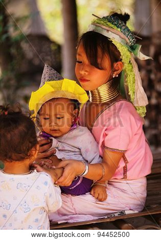 Long Neck Woman In Thailand