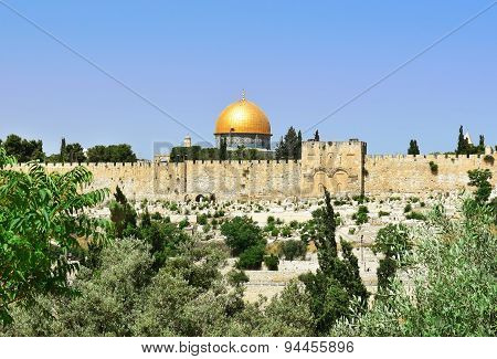 Al-aqsa Mosque And Golden Dome Of The Rock, Jerusalem