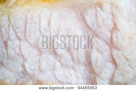 Cross-section Of The Pork Steak