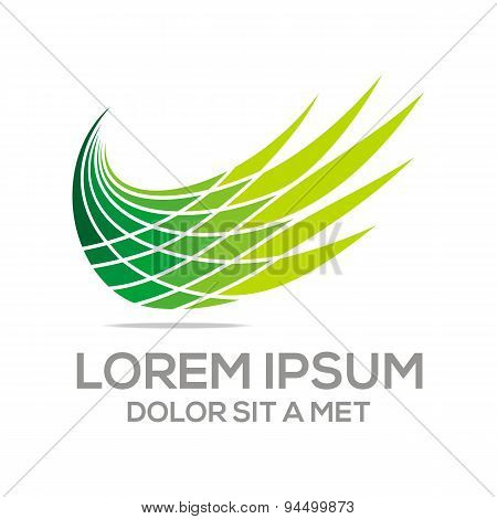 Abstract action busines creation logotype vector