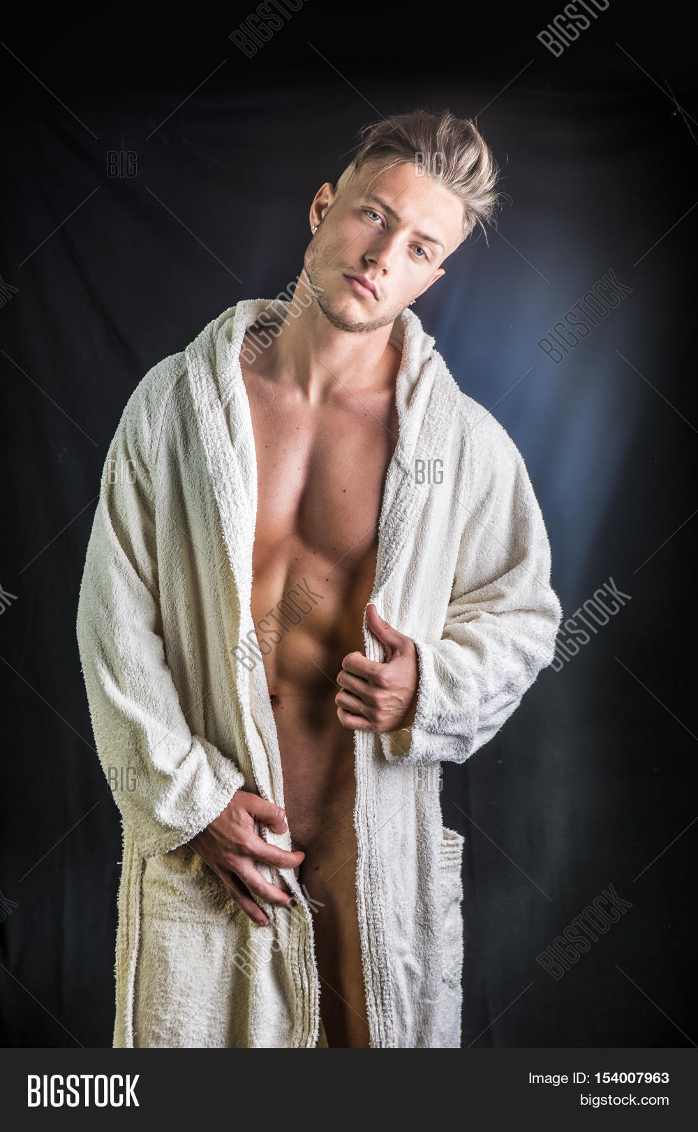 Bathrobe naked Clearance