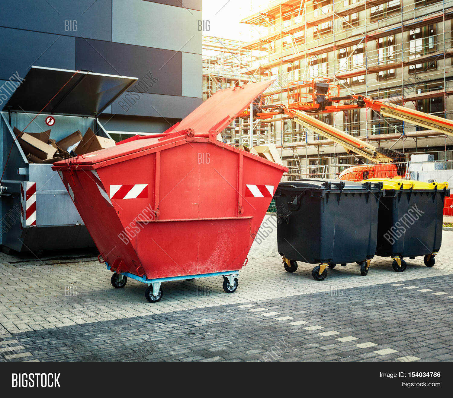Red Dumpster Recycle Image & Photo (Free Trial) Bigstock